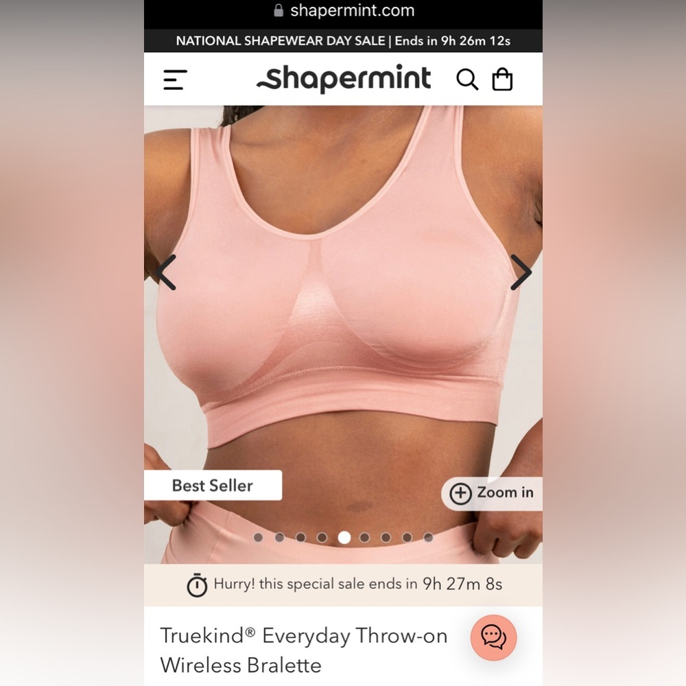 Truekind wireless bralette